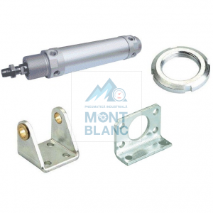 Cilindru pneumatic rotund si accesorii